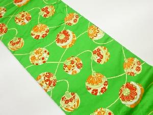 鈴模様織出し全通袋帯